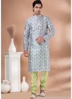 Mono Multi Festival Wear Crochet Work Kurta Pajama